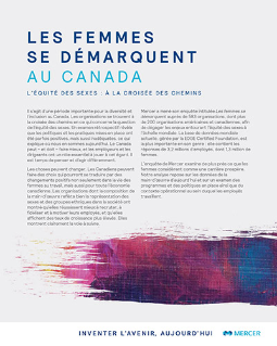 Les femmes se démarquent – Sommaire canadien