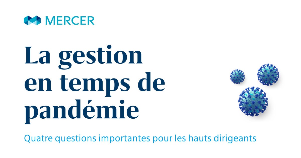 La gestion en temps de pandémi